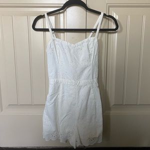 Hollister White Romper